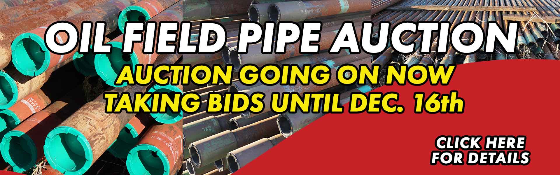 Men of Steel Auctions Oilfield Pipe Auctions